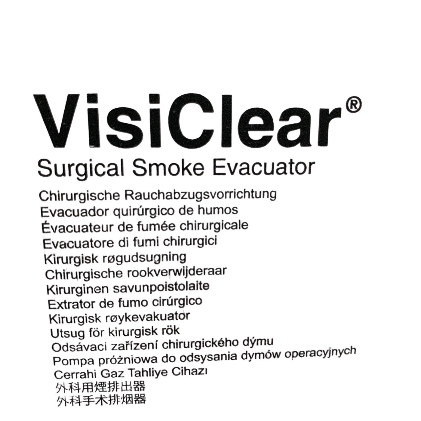 Buffalo Filter VisiClear REF VC120 Surgical Smoke Evacuator System.