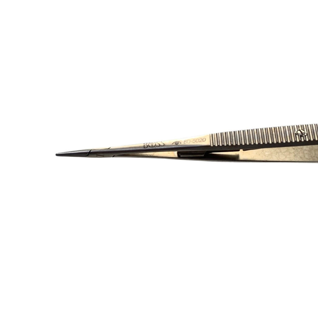 BOSS REF 80-5020, 10mm Castro Needle Holder straight delicate