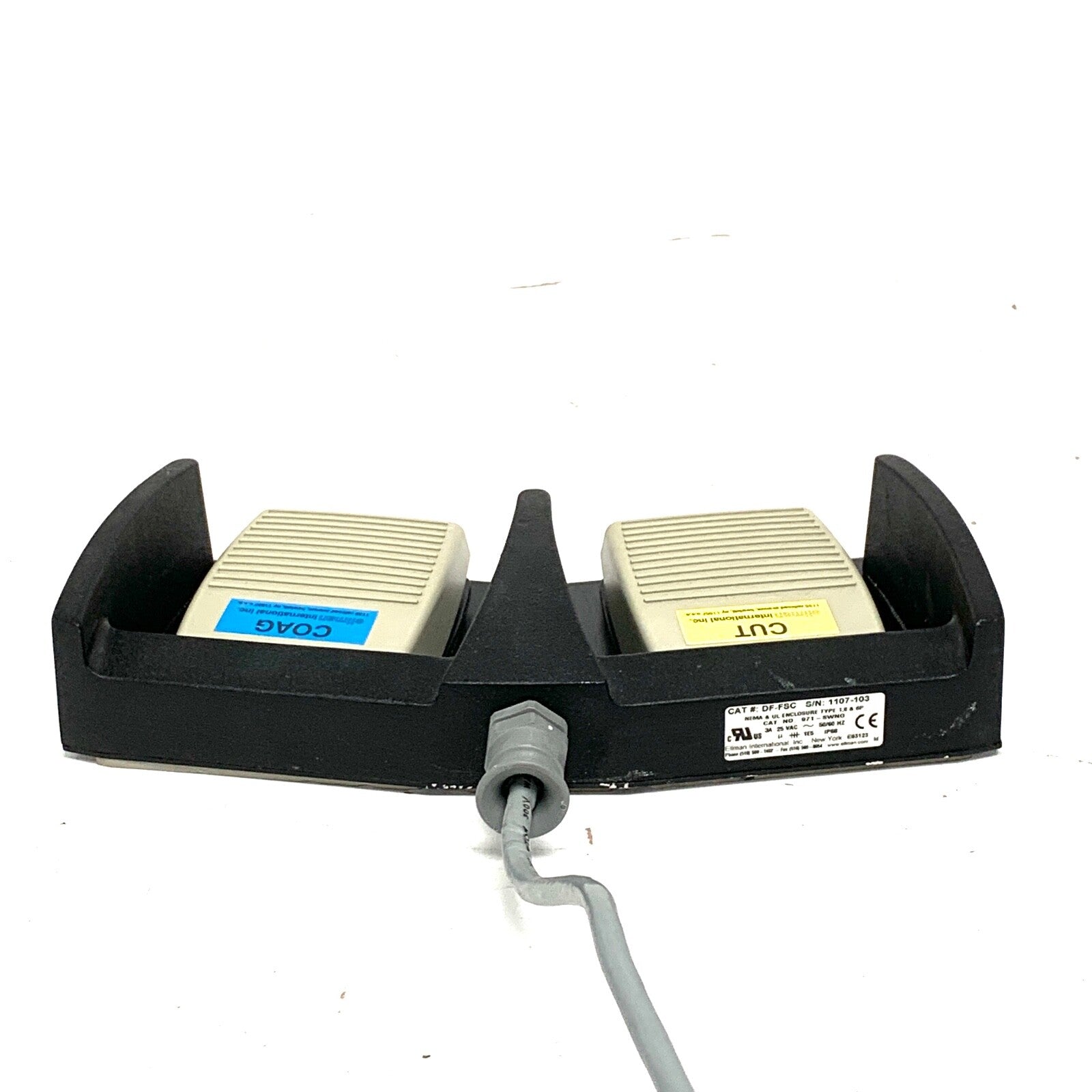 Ellman REF DF-FSC, CUT-COAG Footswitch w/ Connecting Cable