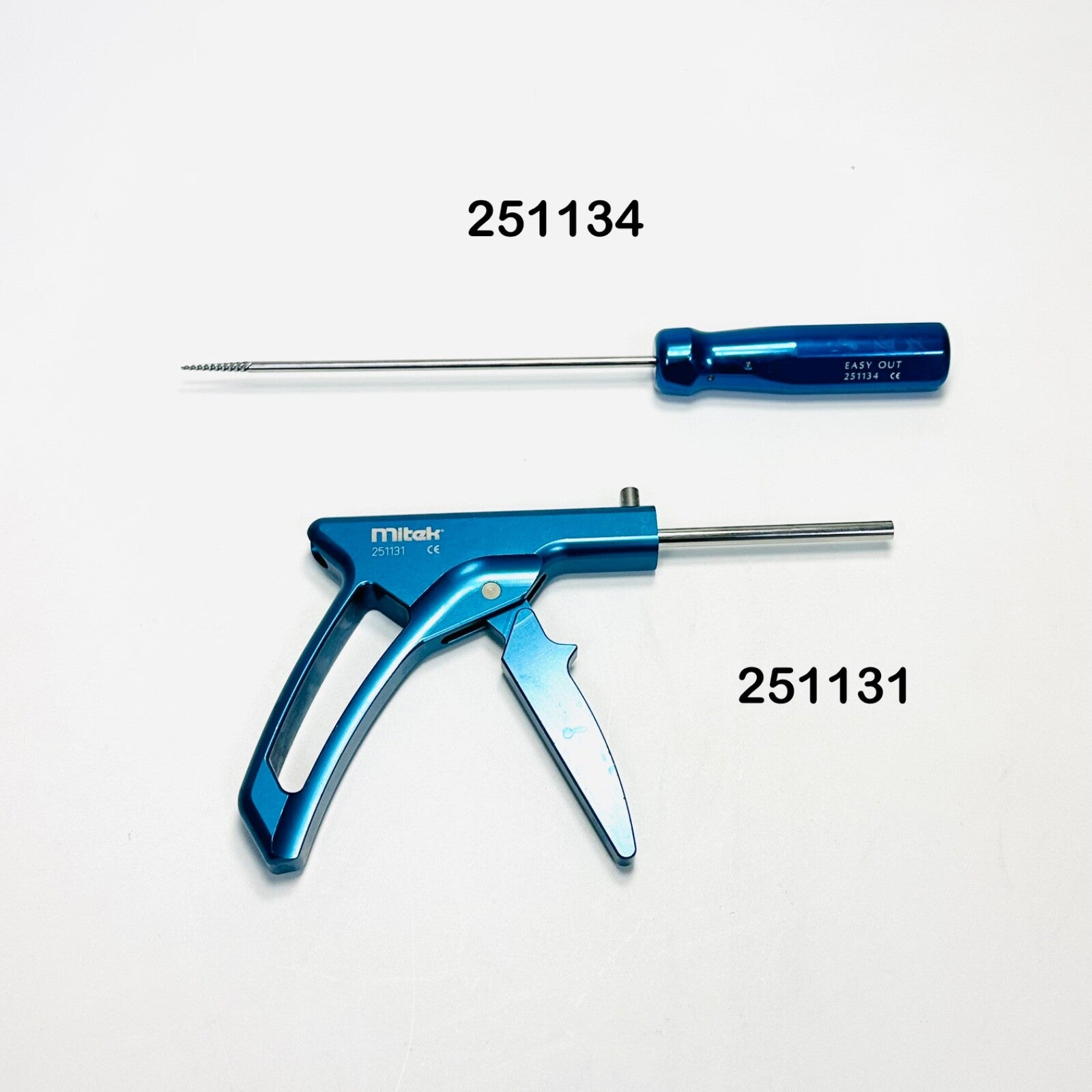 Mitek 251134 Easy Out Driver W/ 251131 Cufftack Handpiece Instrument