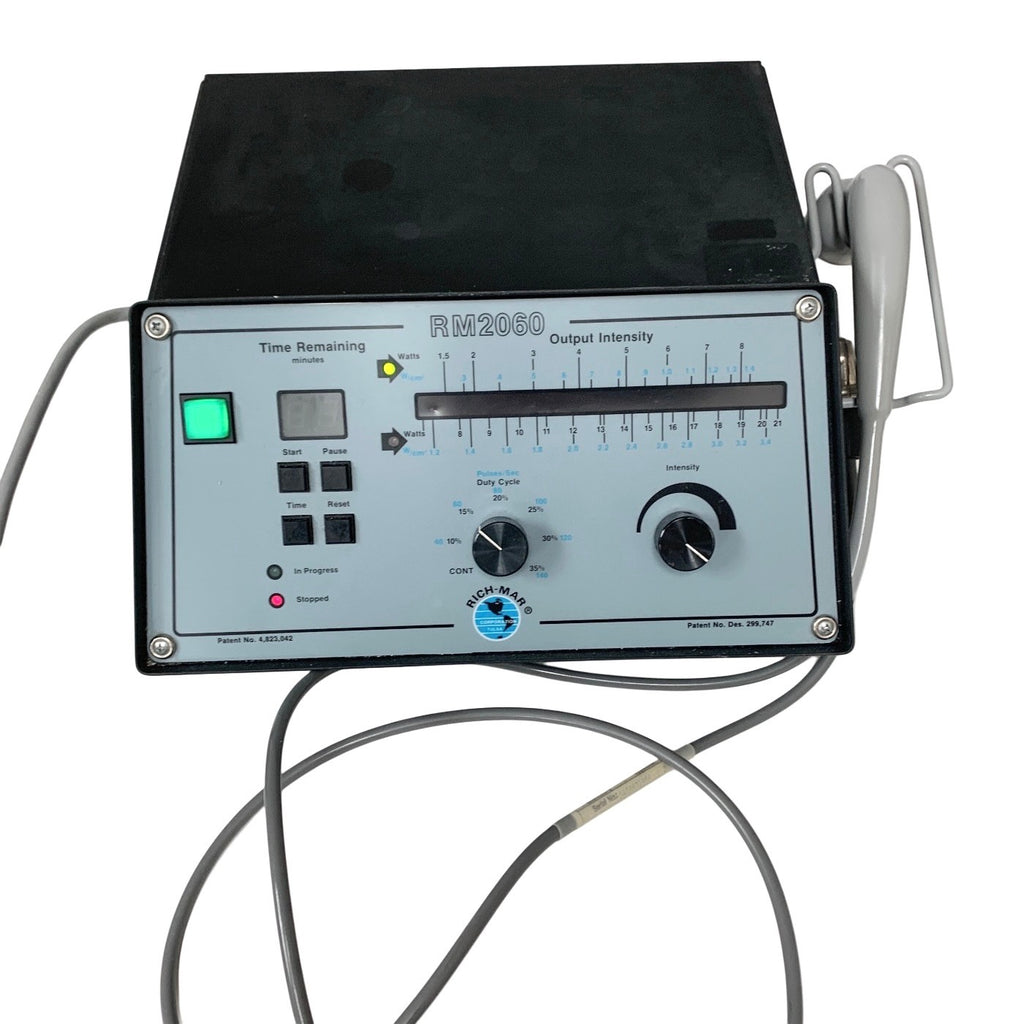 Rich-Mar RM2060 Therapeutic Ultrasound Machine 1MHz Physical Therapy Unit 6cm2