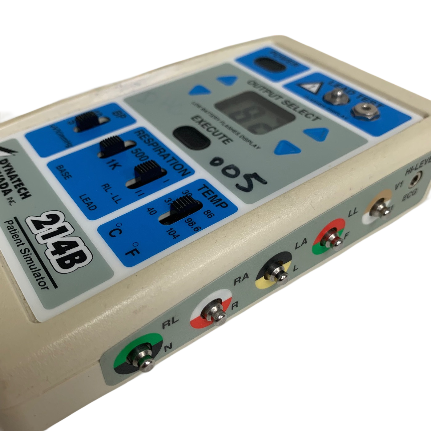 DYNATECH NEVADA PATIENT SIMULATOR MODEL 214B - Lost Battery Cover