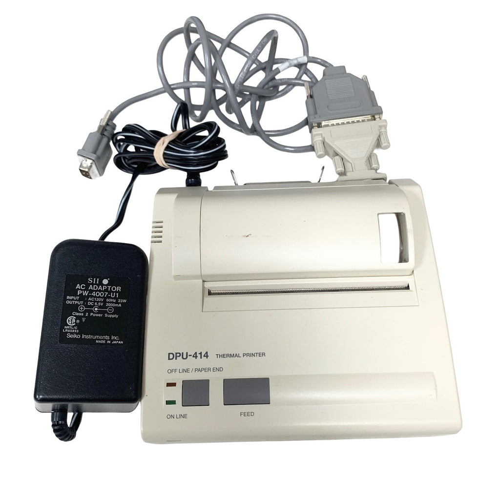 SCHILLER ARGUS PB-1000 MASIMOSET w/ Seiko DPU-414 THERMAL PRINTER & CASE