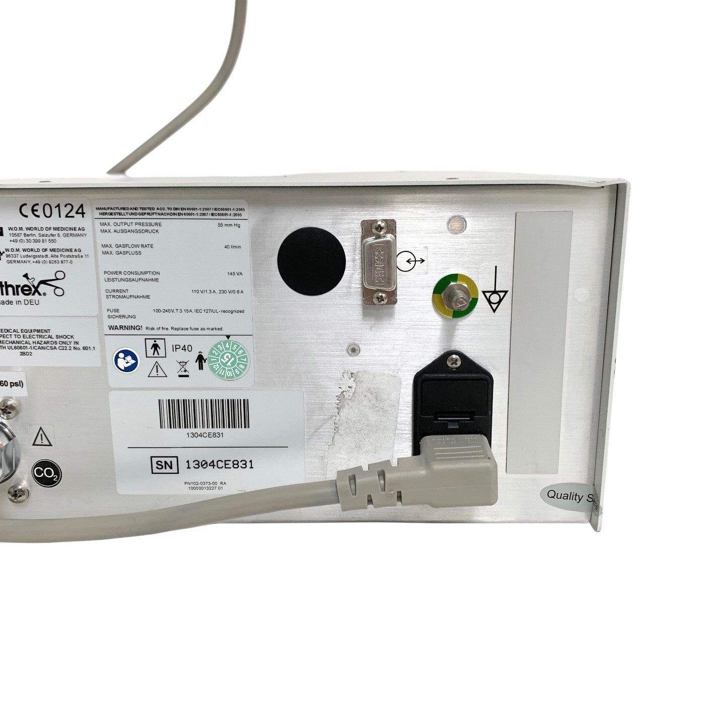 Arthrex REF AR-3290-0001, Synergy Insufflation Insufflator