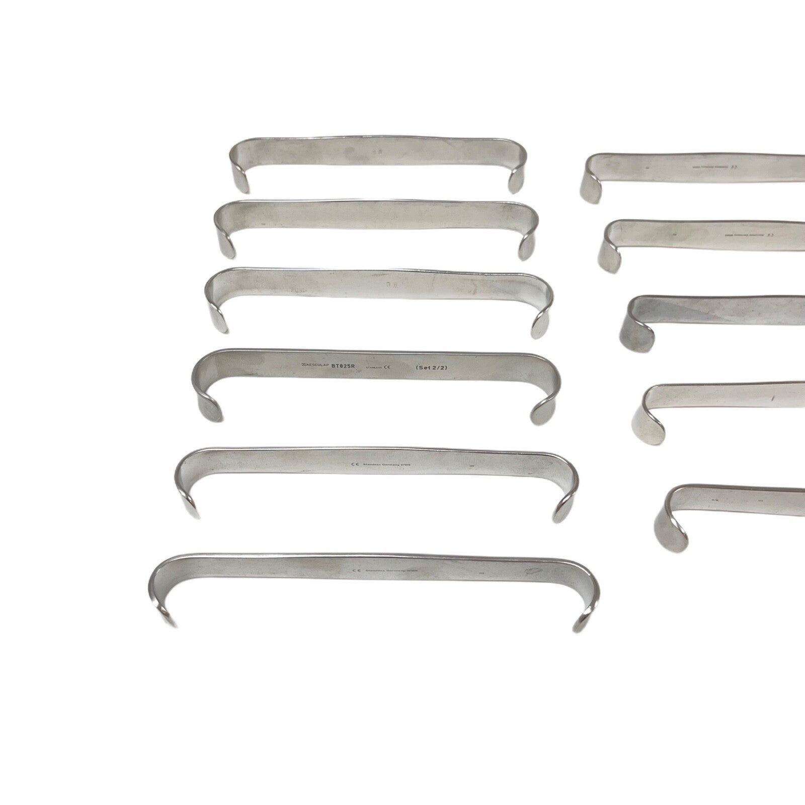 Aesculap / Pilling / other BT025R / 480170 Double Ended Parker Retractor ,11 QTY