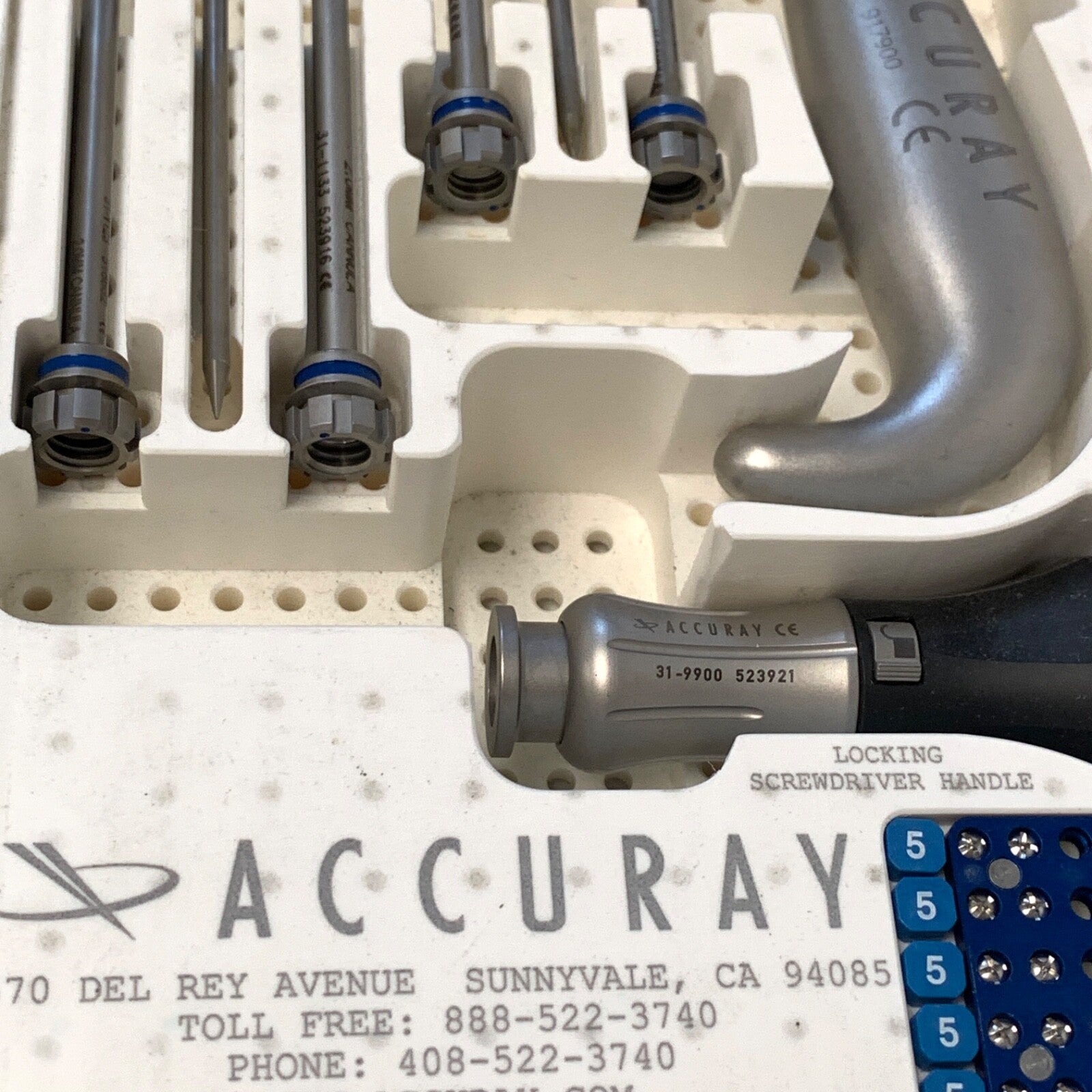 Accuracy 2.0mm CyberKnife Fiducial Set, Set of 12 Instruments