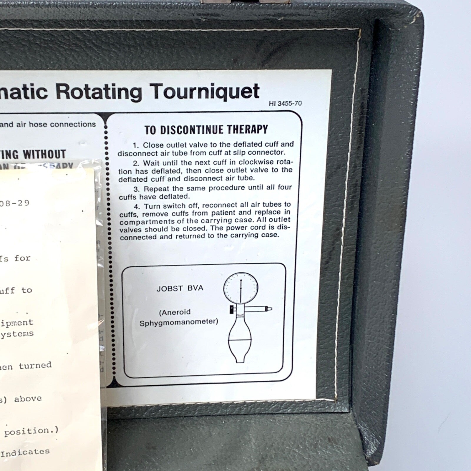 Jobst REF HI-3455-70, Automatic Rotating Tourniquet, w/ 4 Cuff