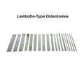 V. MUELLER / ZIMMER /K MEDIC Lambotte-Type Osteotomes Different Sizes LOT OF 19