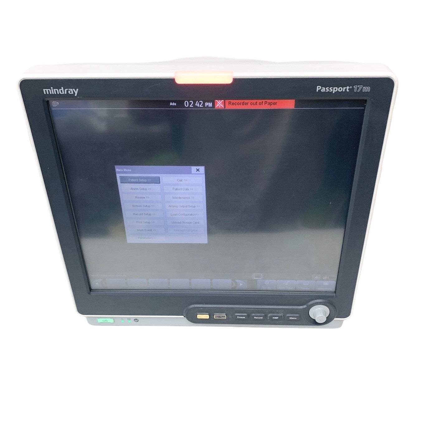 Mindray Passport 17m Patient Monitor 17" Touchscreen - WORKING - No Module