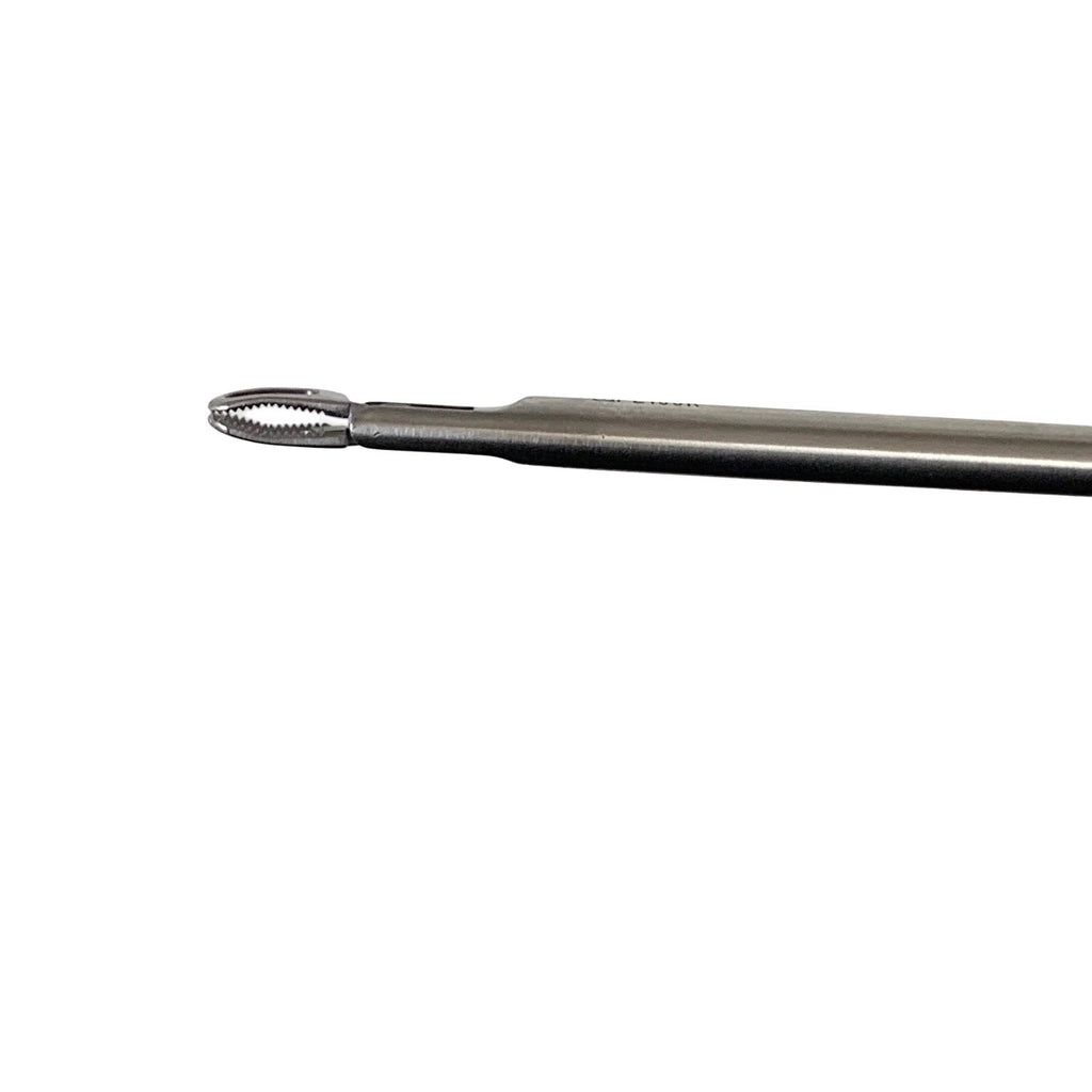 Aesculap Ref PL100R, Cholangiography Clamp Straight 5mm 17-3/8"