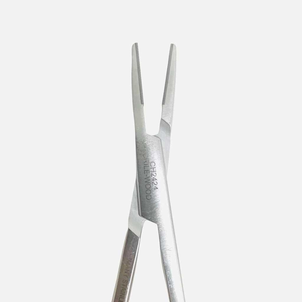 Crile-Wood Needle Holder Tungsten Carbide Inserts, Straight 8in Length X:CH2424