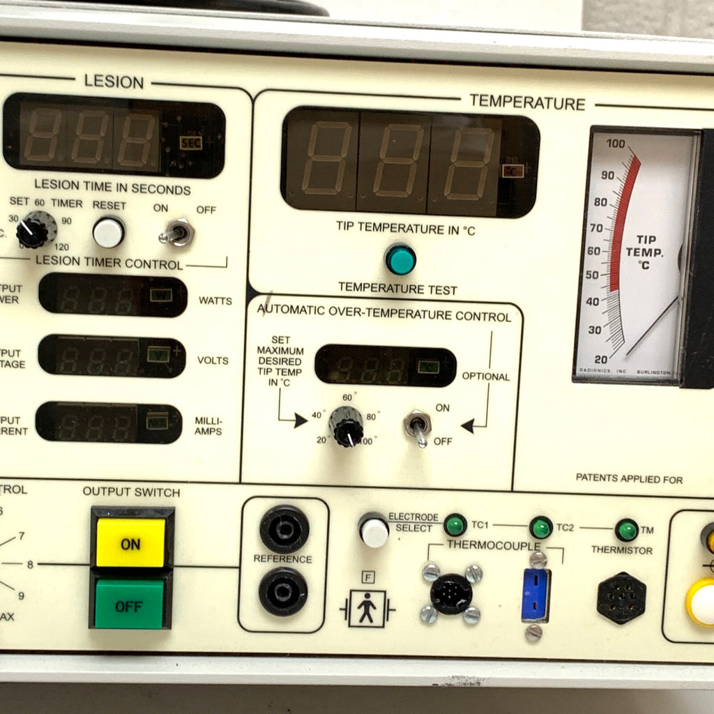 Radionics REF RFG-3CF, Graphics RF Lesion Generator System w/ Footswitch