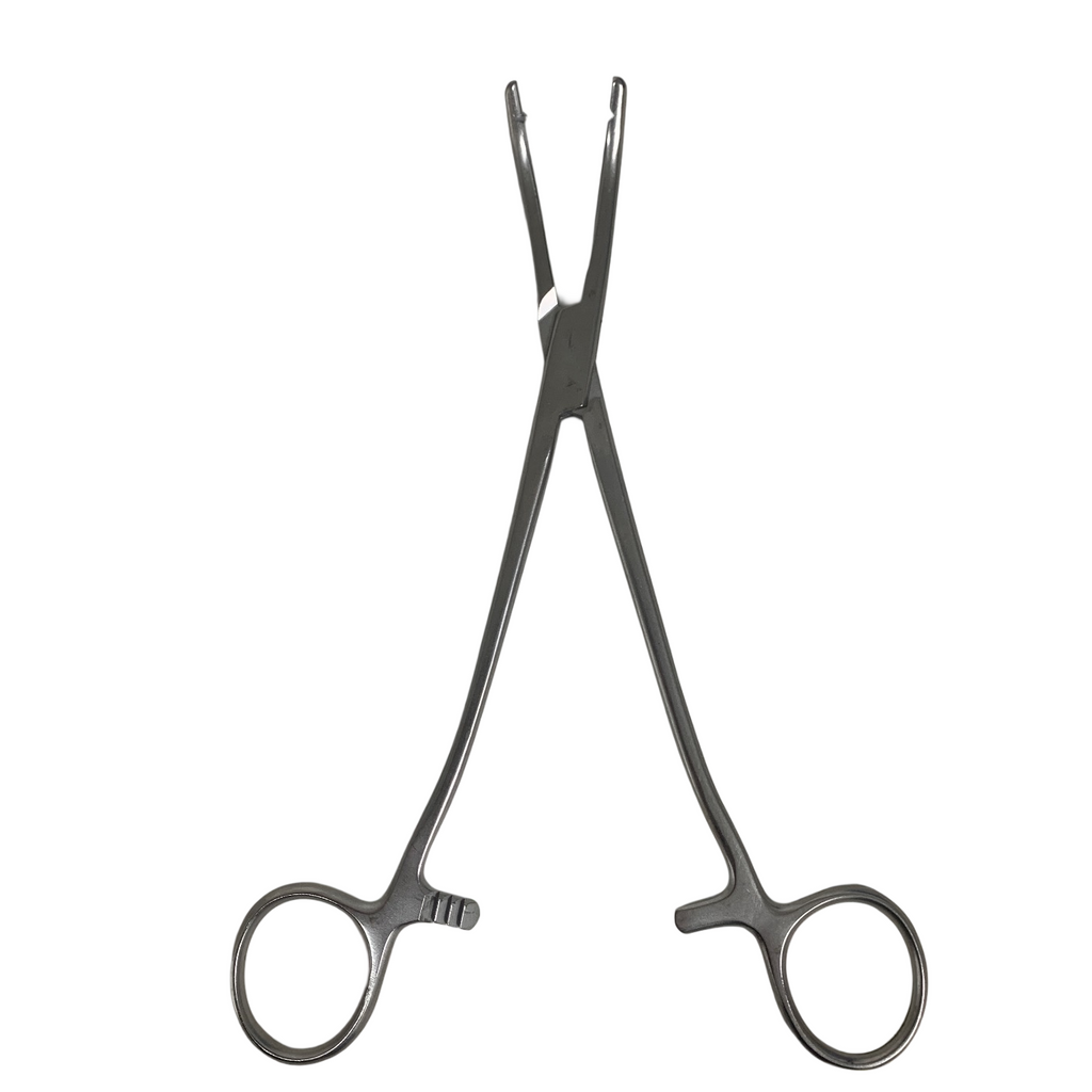 GERMAN SURGICAL INSTRUMENTS LOT OF 5 Heaney Ballentine Hysterectomy Clamps 8 in
