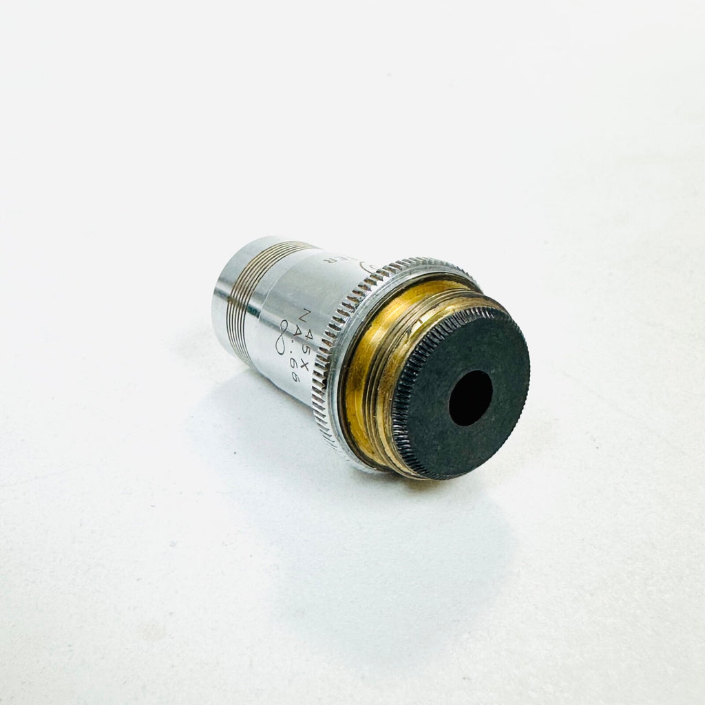 AO Spencer 1116  45X N.A. .66 Microscope Objective Lens Made in USA