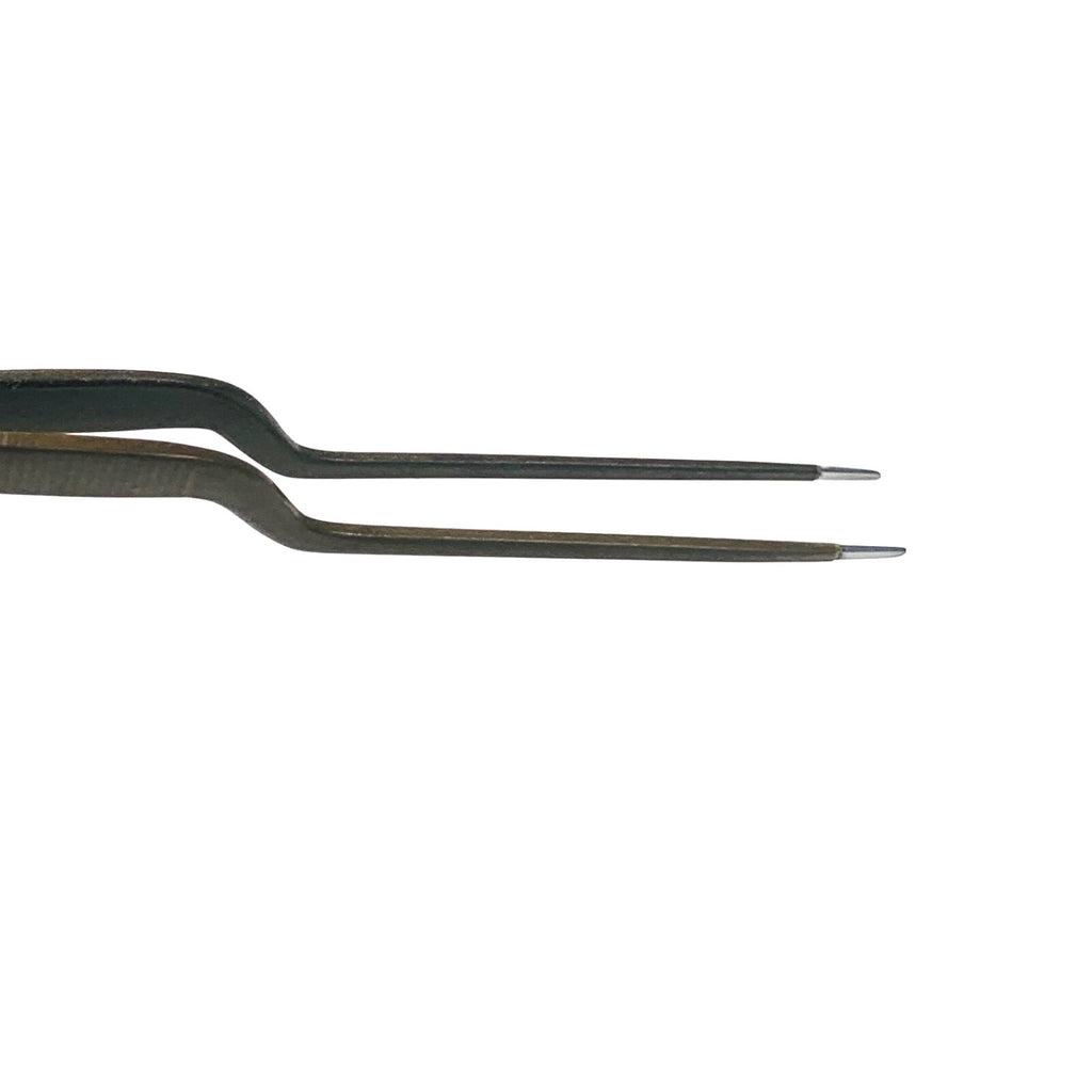 V.MUELLER NL1802 GERALD BIPOLAR FORCPS BAYNET SHAPE, INSULATED. LENGTH 14.6 cm