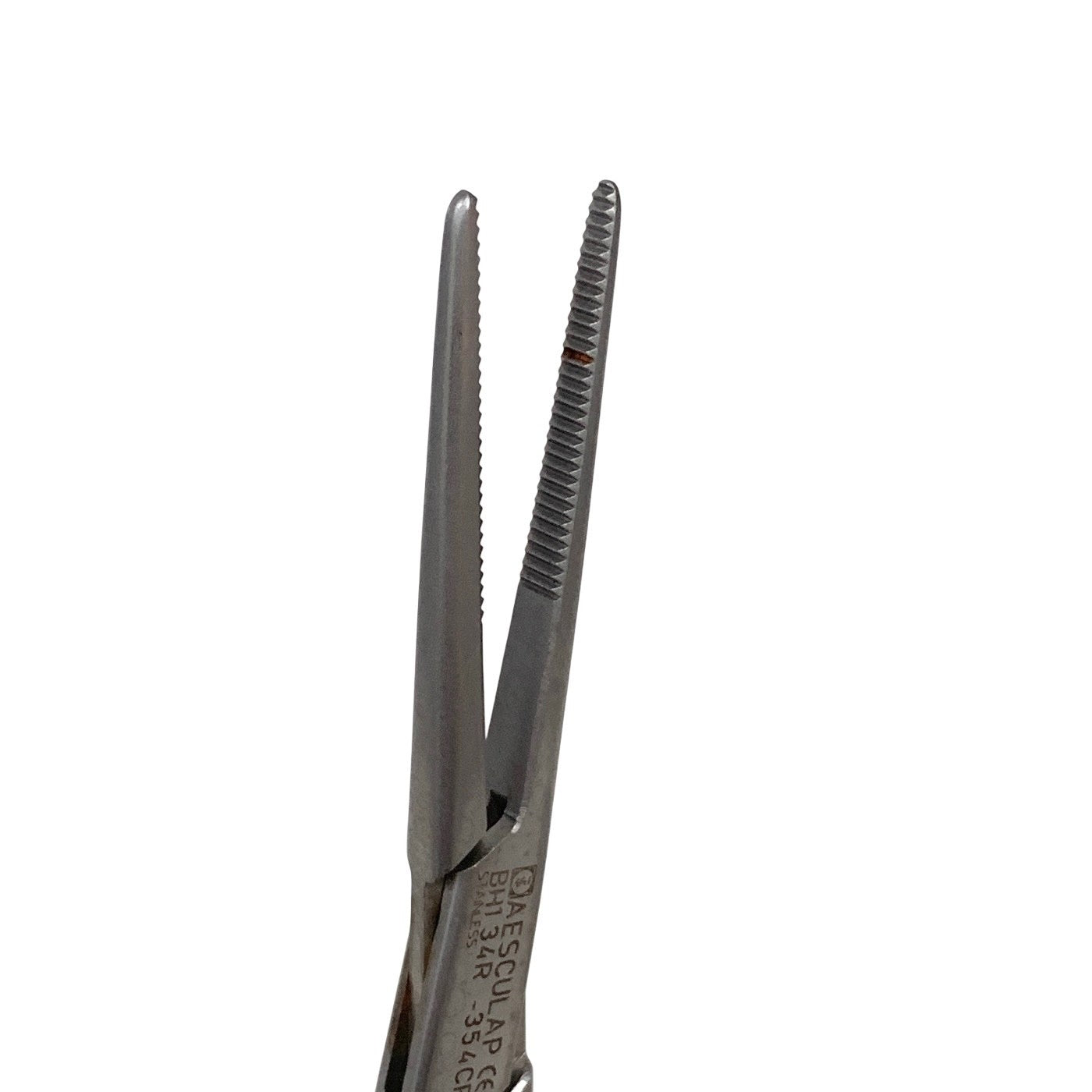 Aesculap Ref BH134R, Hemostatic Forceps, straight, 140 mm (5 1/2")