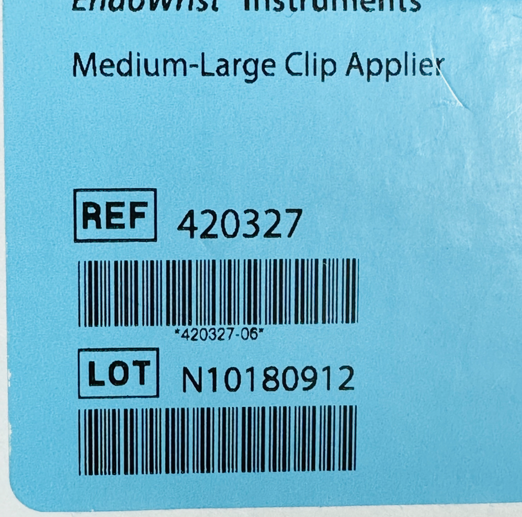 DA VINCI REF 420327, MEDIUM-LARGE CLIP APPLIER, IN BOX