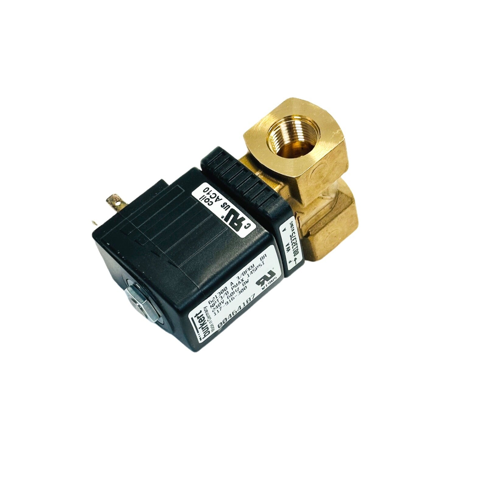 BURKERT 621300 A 3/8KM BR NPT3/8 PMAX 145PSI 240V 60HZ 8W Solenoid Valve
