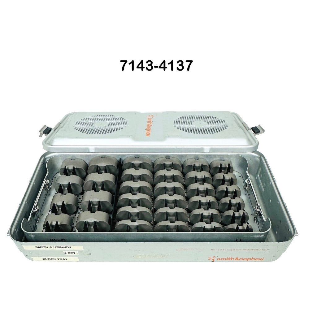 Smith & Nephew 7143-4137 Legion Insert Trials Instrument W/ Tray