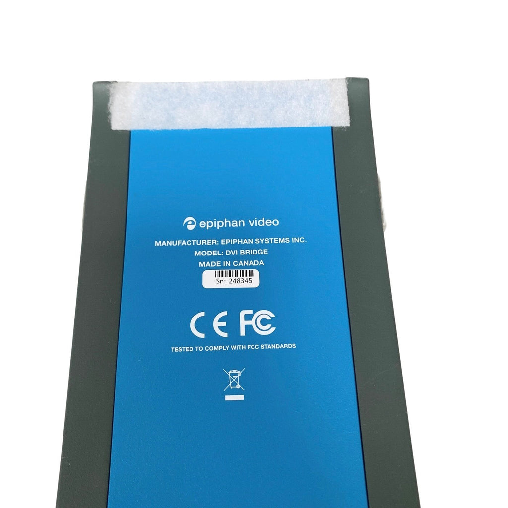 EPIPHAN SYSTEMS REF DVI BRIDGE, VGA DVI BROADCASTER, HDMI Video Encoder