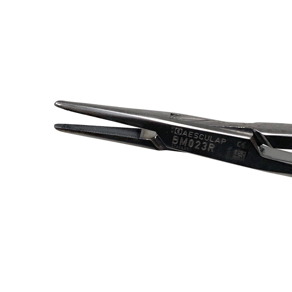 Aesculap BM023R Crile-Wood Needle Holder Gold Handle Tungsten Carbide 6" Surgery