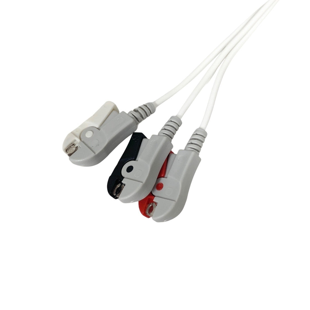 PHILIPS REF 989803173121, 3- Lead Set, Disposable, Bedside, AAMI, Single Patient