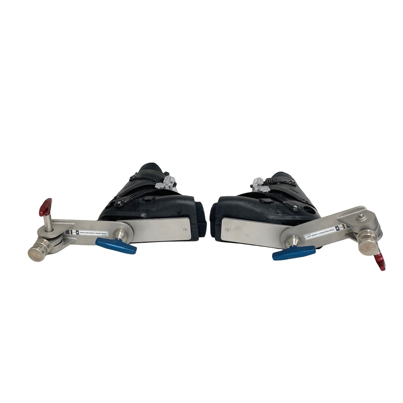 Mizuho OSI REF 5855-864, P-2 RIGHT/LEFT TRACTION BOOT, LARGE, PAIR w/ FOOT PLATE