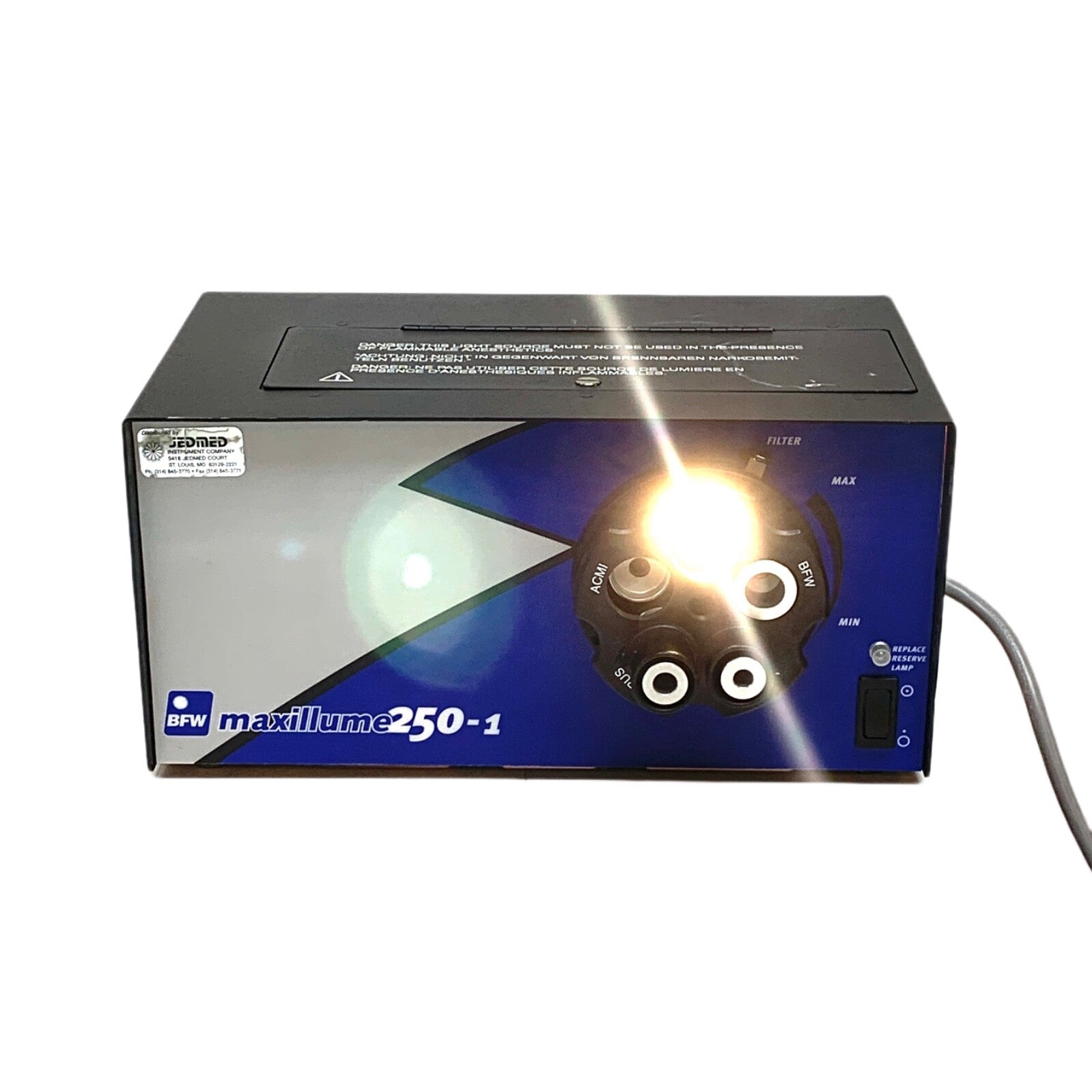 BFW REF Maxillume 250-1, Fiber Optic Light Source