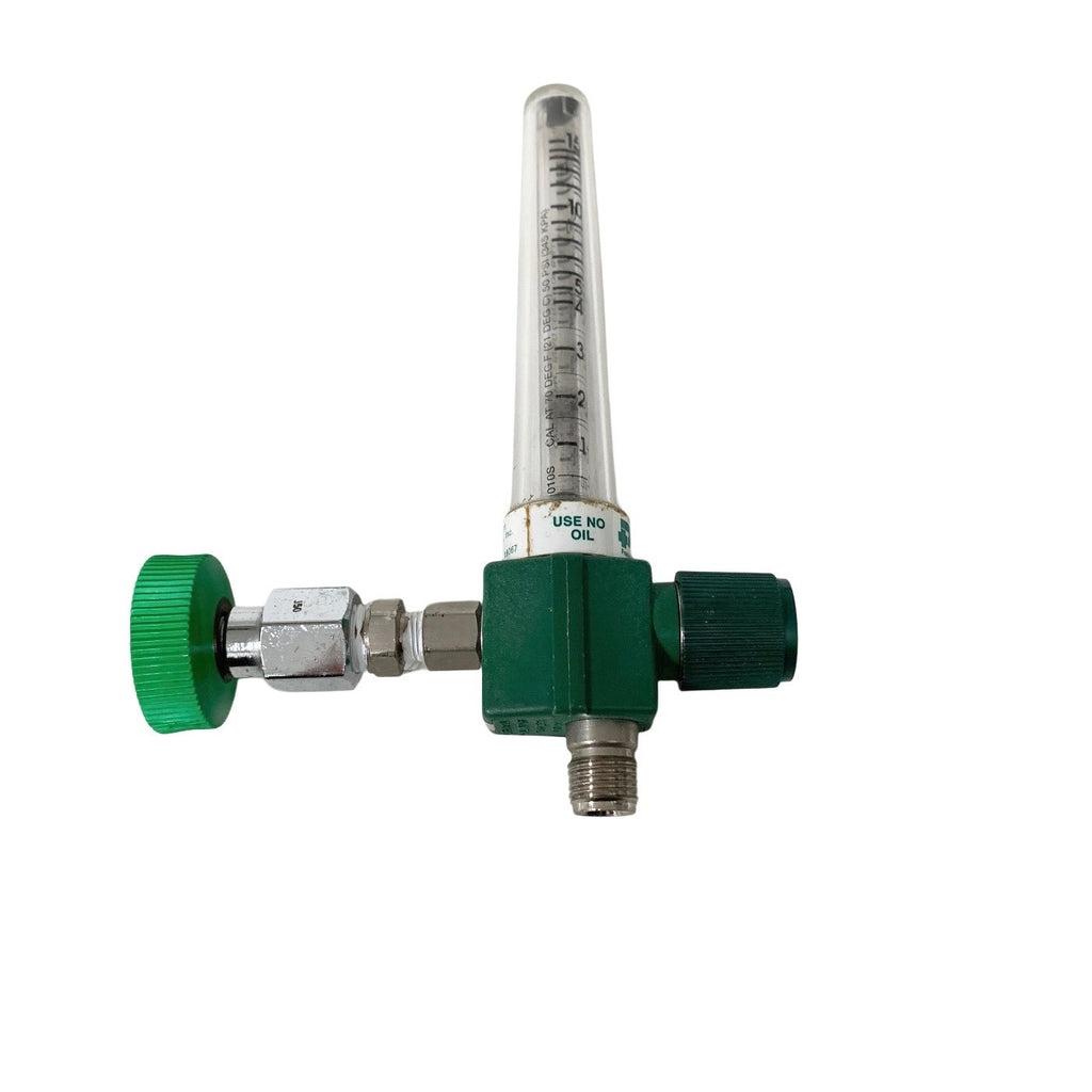 Precision Medical 2MFA1001 Oxygen Flowmeter O2 0-15 LPM 50 PSI DISS Female Inlet