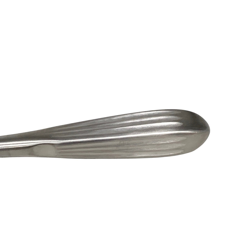 V. Mueller REF N-0256, BRUN CURETTE ANGLED, SIZE 3-0 OVERALL LENGTH 9" (23CM)