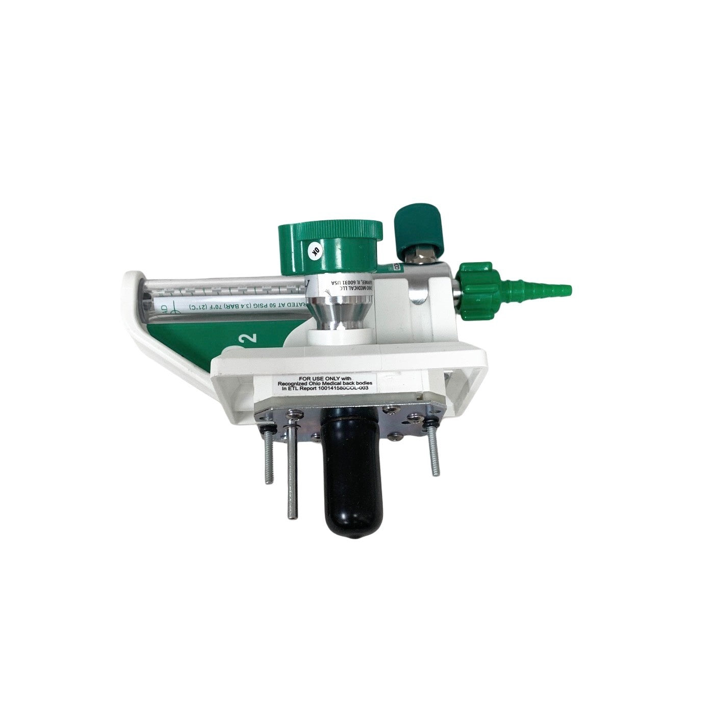 Ohio Medical FI-T15UO-ON-E, Oxygen Integrated Flowmeter O2 Flowmeter