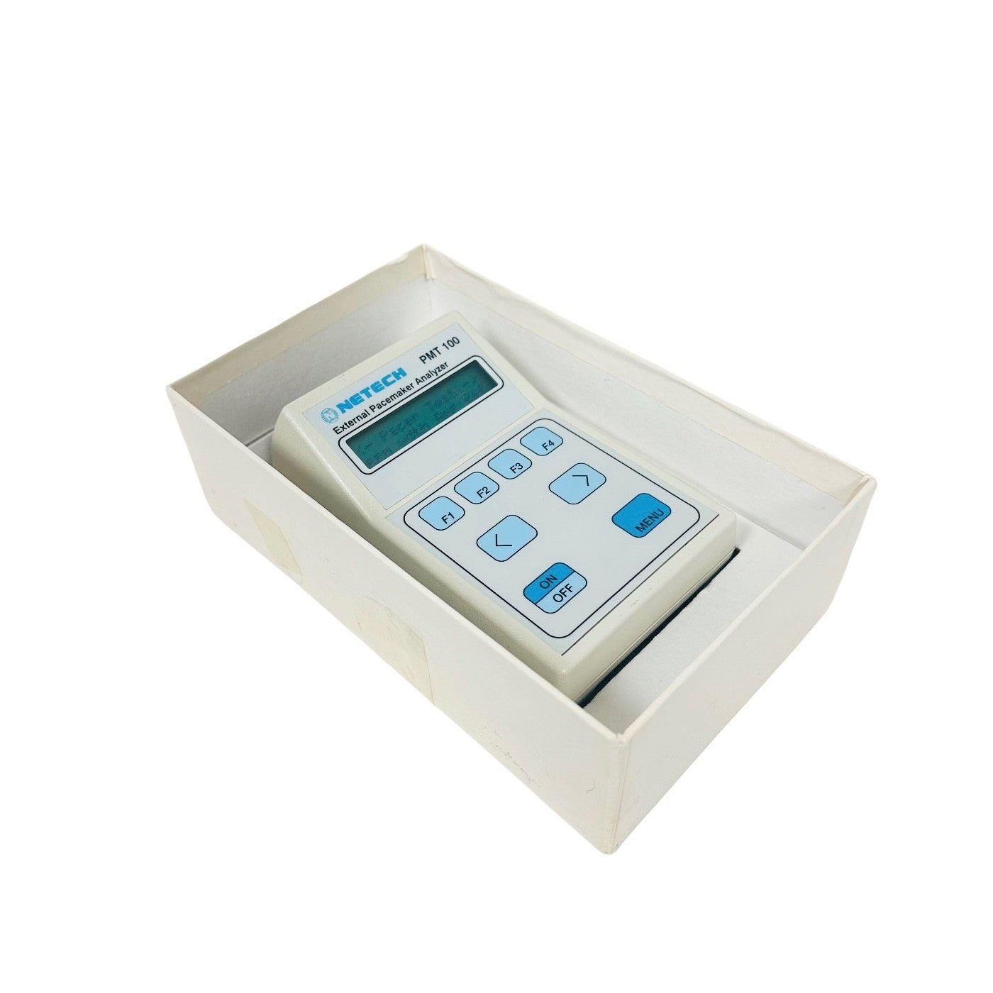 Netech PMT 100 External Pacemaker Analyzer Handheld Digital Test Unit W/ Cables
