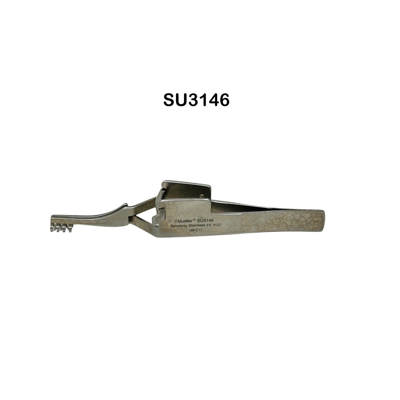 V. Mueller SU3146 Automatic Skin Retractor, Blunt 4X4 Prong 4" Instrument