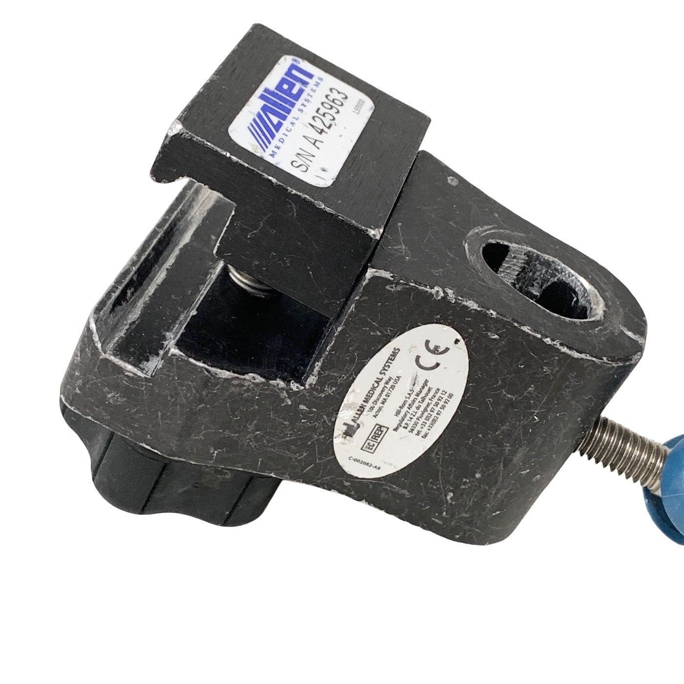Allen Medical Systems Power Grip Surgical Table Rail Clamp A425963 C-002082-A9