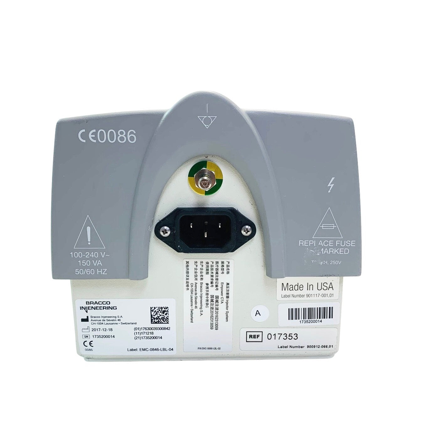 BRACCO REF 017353, EMPOWERSYNC CTA FOR INJECTOR SYSTEM
