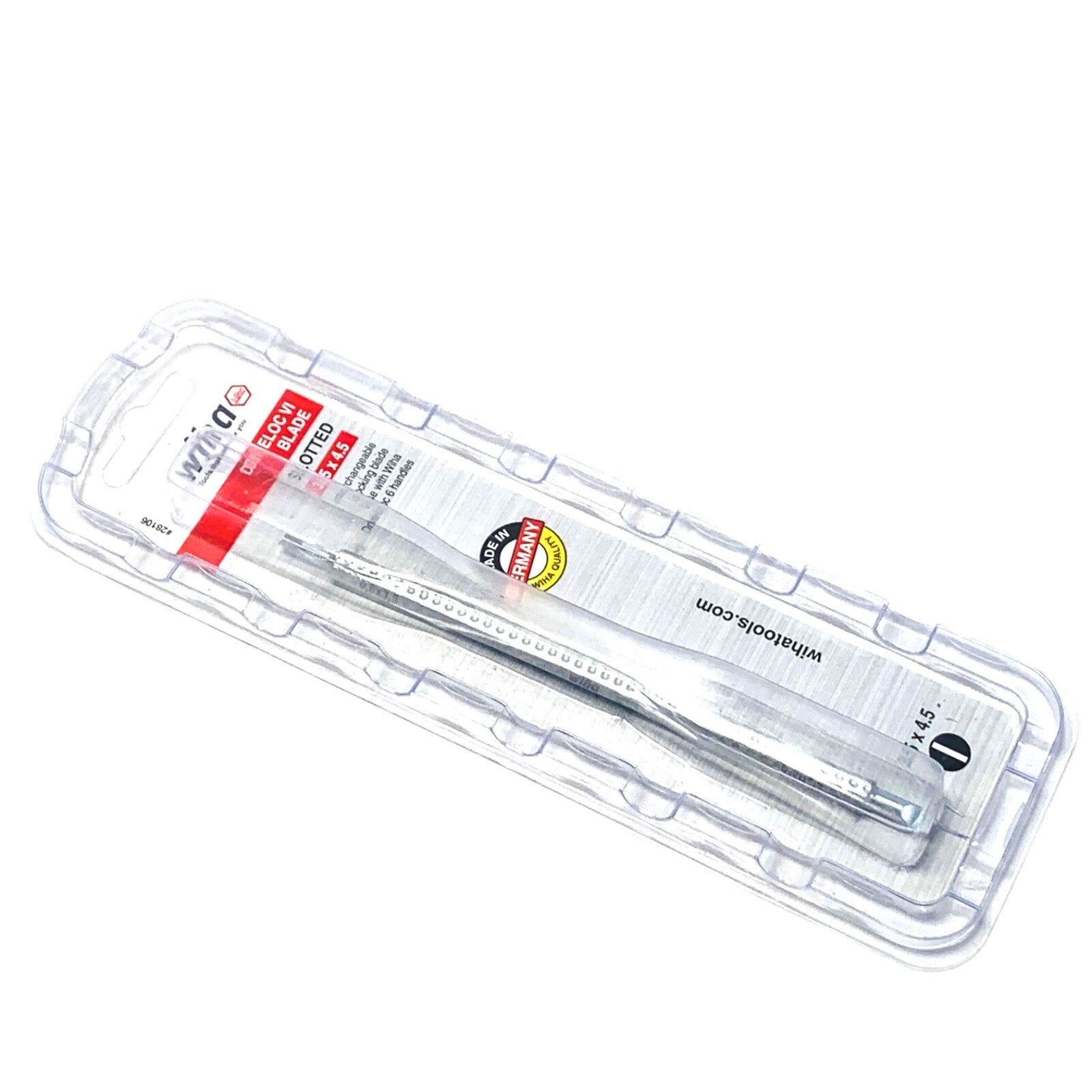 WIHATOOLS REF 28106, Drive-Loc VI Slotted Reversible Blade 3.5mm x 4.5mm