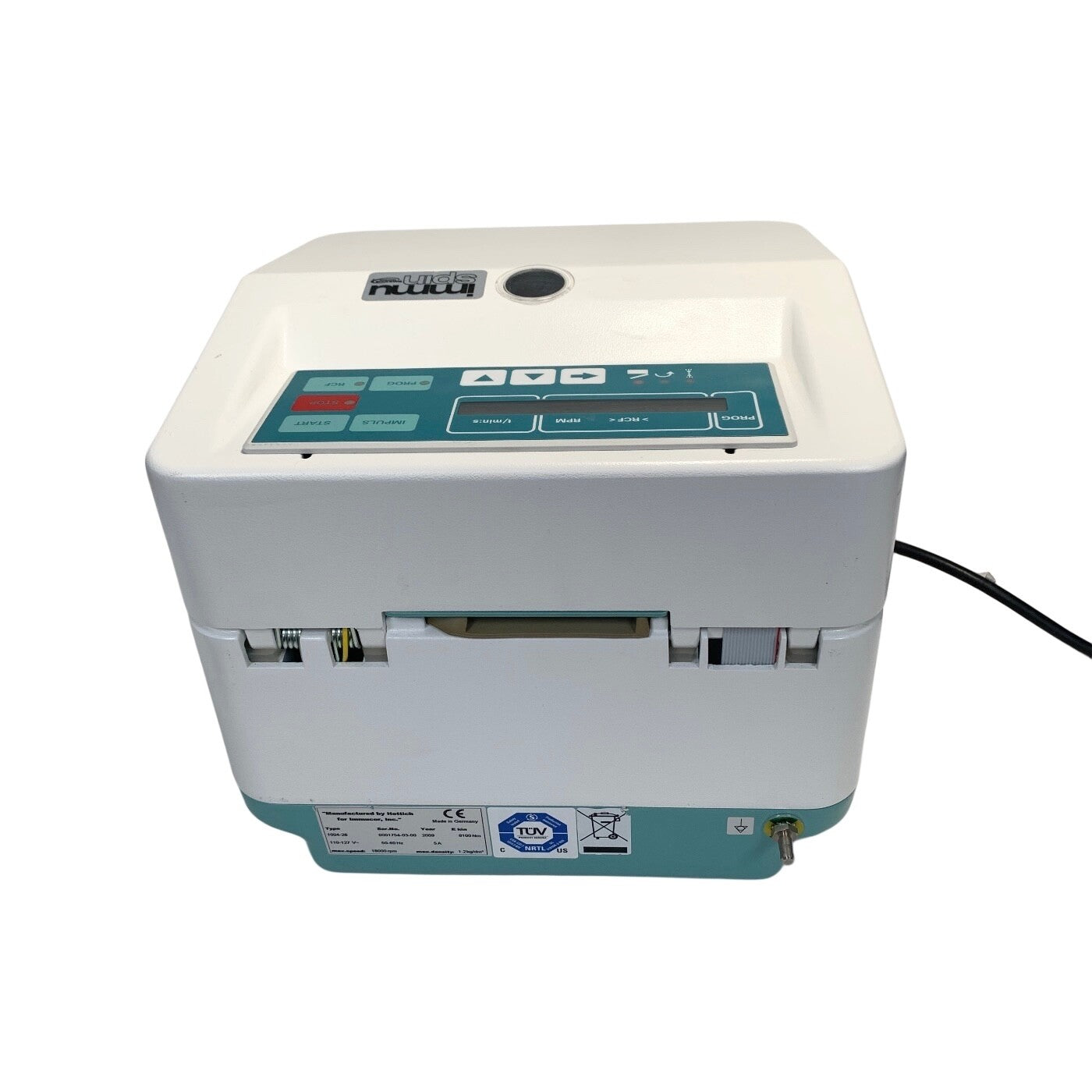 Hettich Ref 1004-26 IMMU SPIN, CENTRIFUGE, TACHO-ERROR FOR PARTS