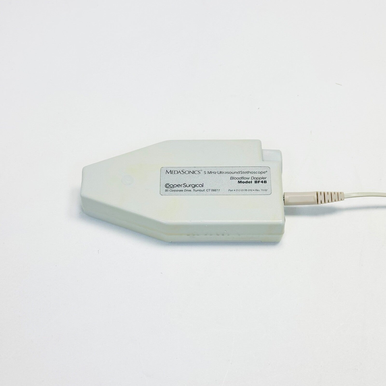 COOPER SURGICAL BF4B MedaSonics 5 MHz doppler as is