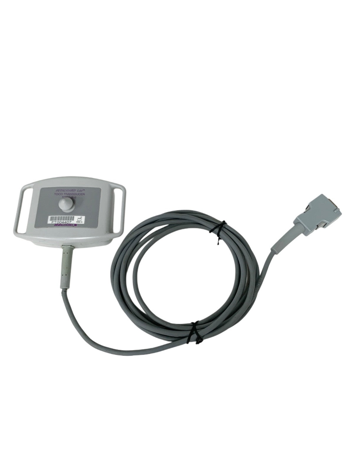 ANALOGIC FETALGARD LITE TOCO-B-6 ULTRASOUND TRANSDUCER (FOR PARTS)