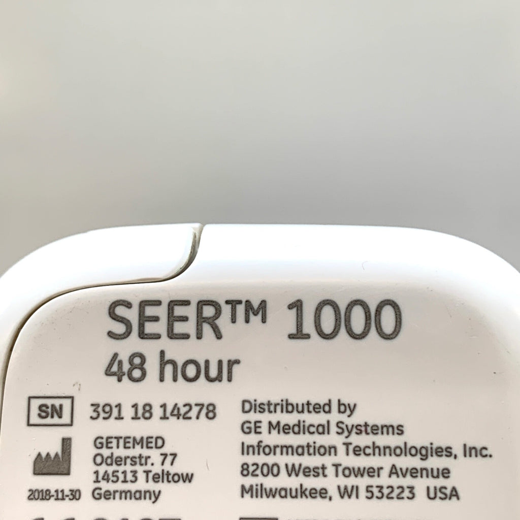 Getemed GE SEER 1000, 48 Hour MultiChannel Digital Holter Recorder w/ 7 Lead ECG