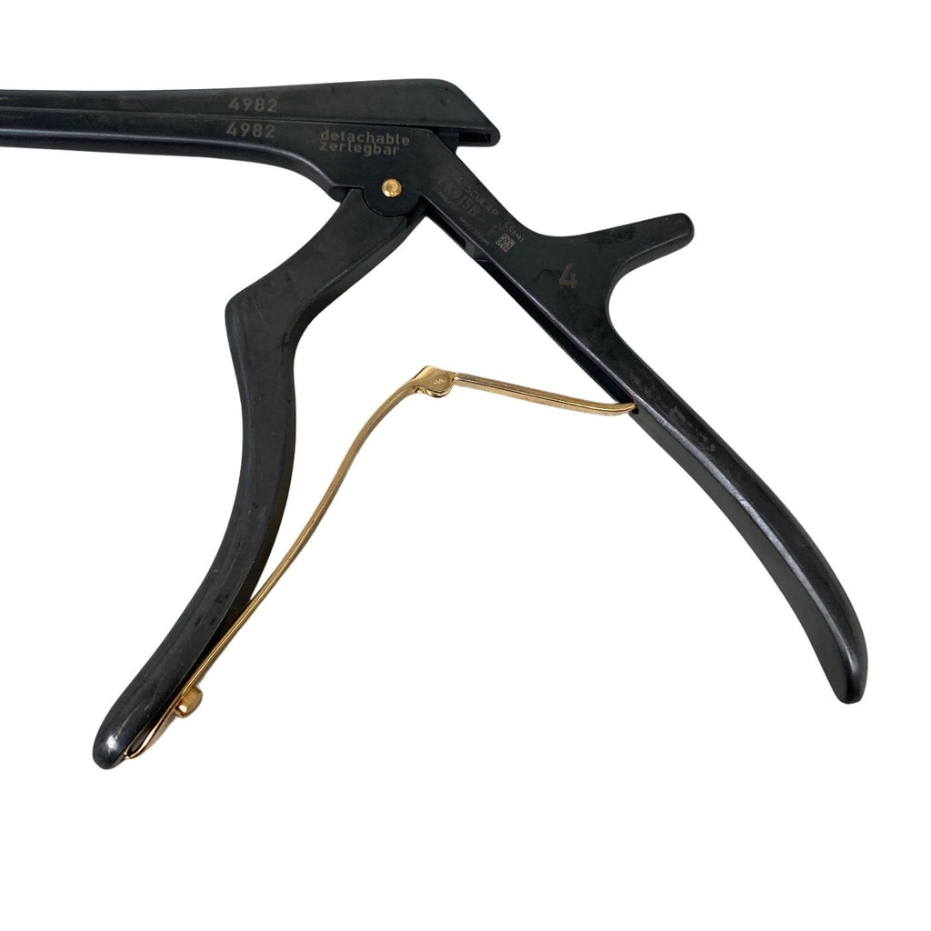 Aesculap FK915B Kerrison Bone Punch 4mm 130 Deg Upward Noir Detachable Rongeur