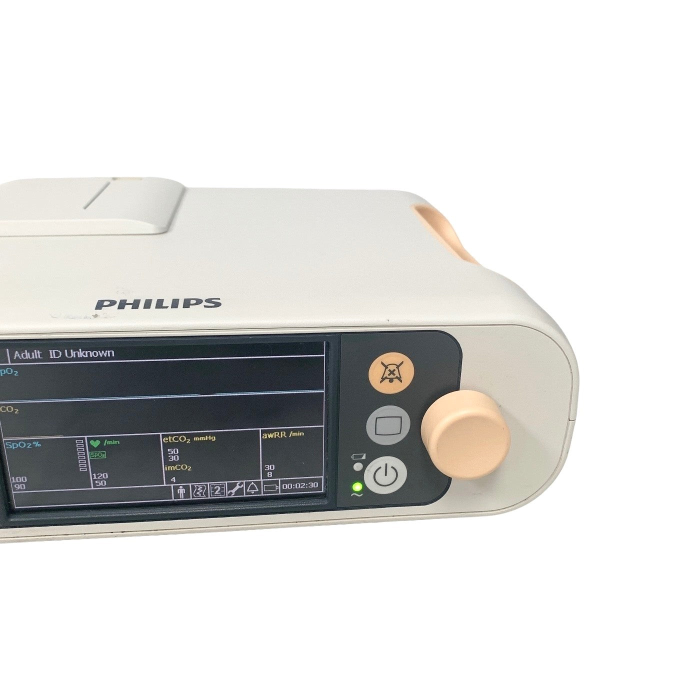 Philips SureSigns VM1 Patient Monitor 863266 Opt ABA Capnography CO2 SpO2 2014