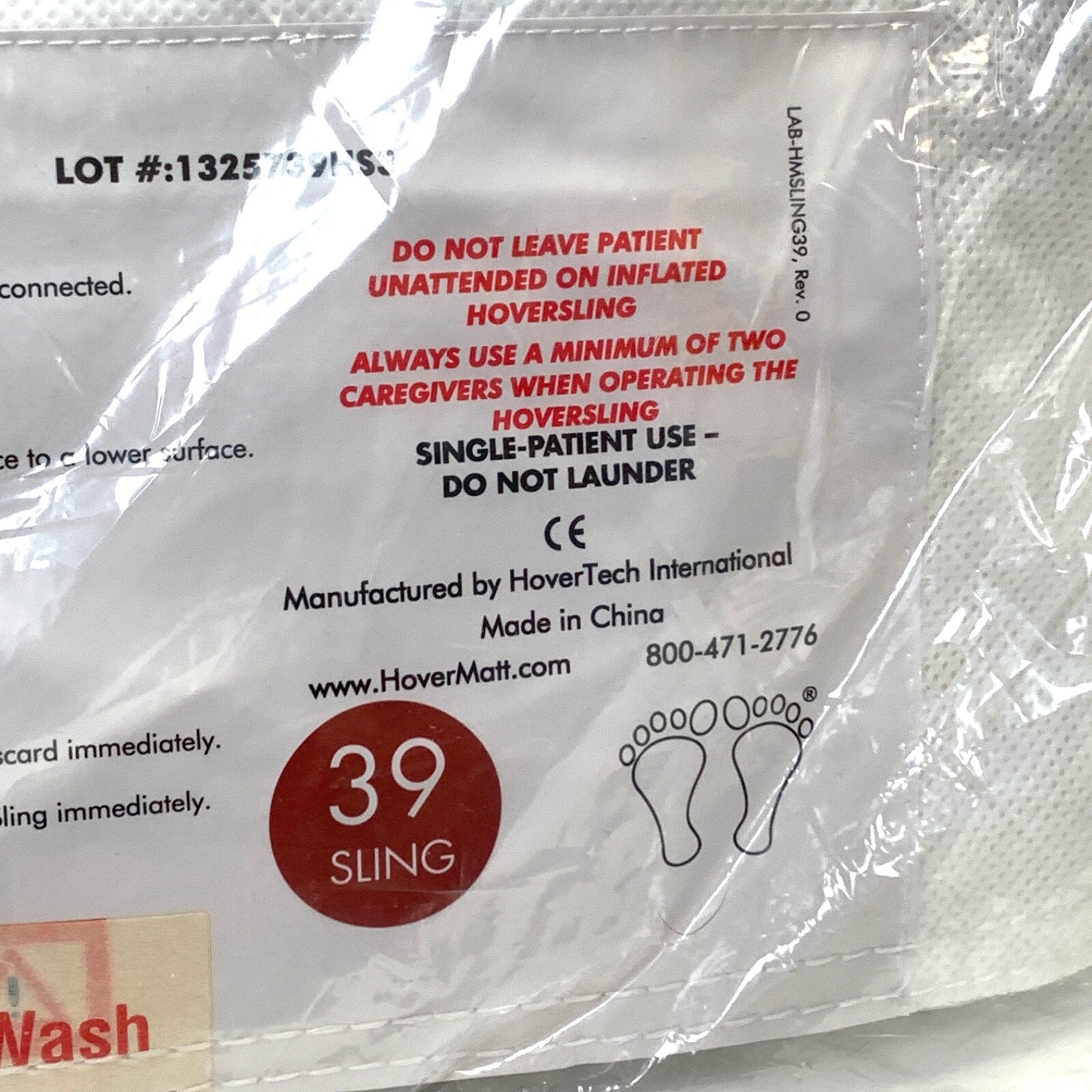 ArjoHuntleigh REF HMSLING-39, Hoversling Lateral Transfer Mattress