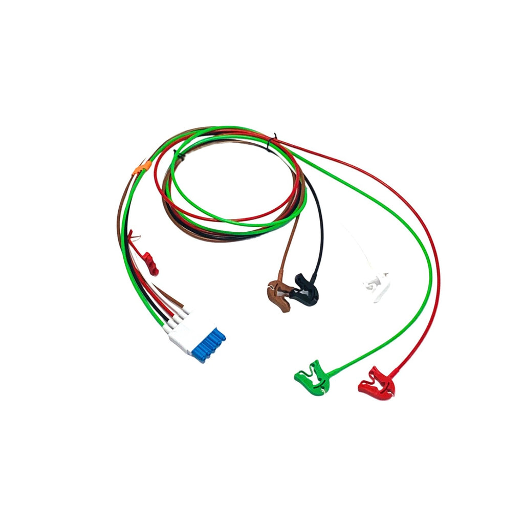 Philips REF M1968A, ECG Lead Set 5 Leads, Clip, Limb