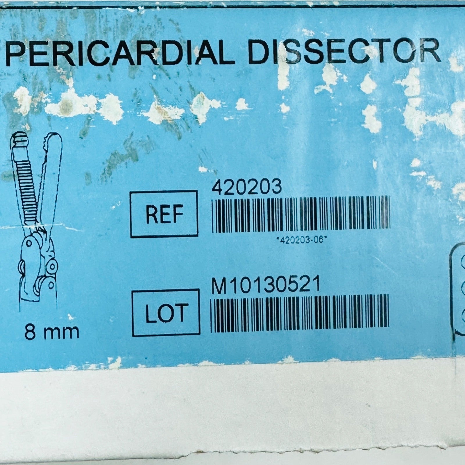 DA VINCI REF 420203, PERICARDIAL DISSECTOR, IN BOX