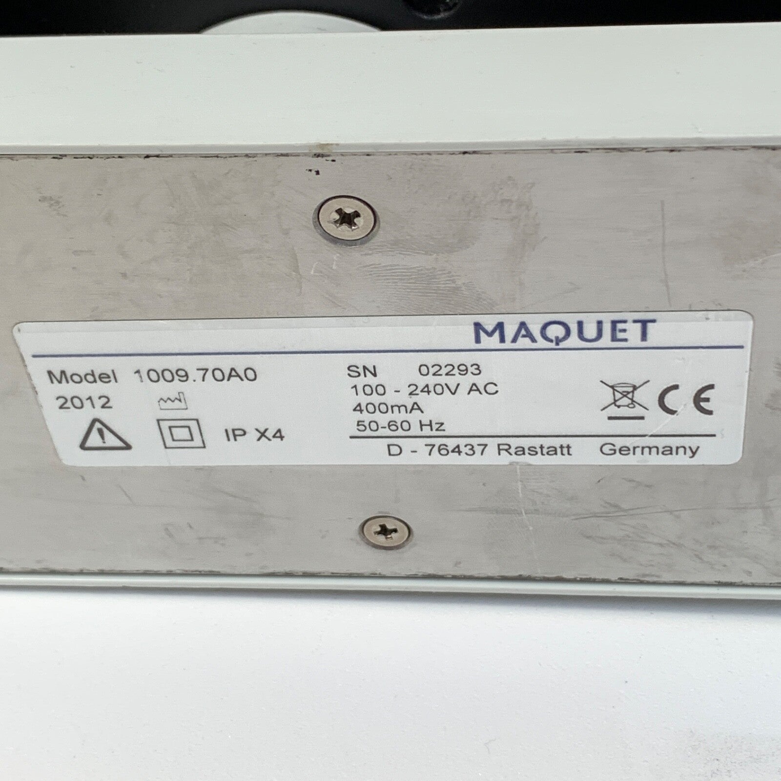 Maquet REF 1180.91A0, Hand Control w/ 1009.70A0 Charger