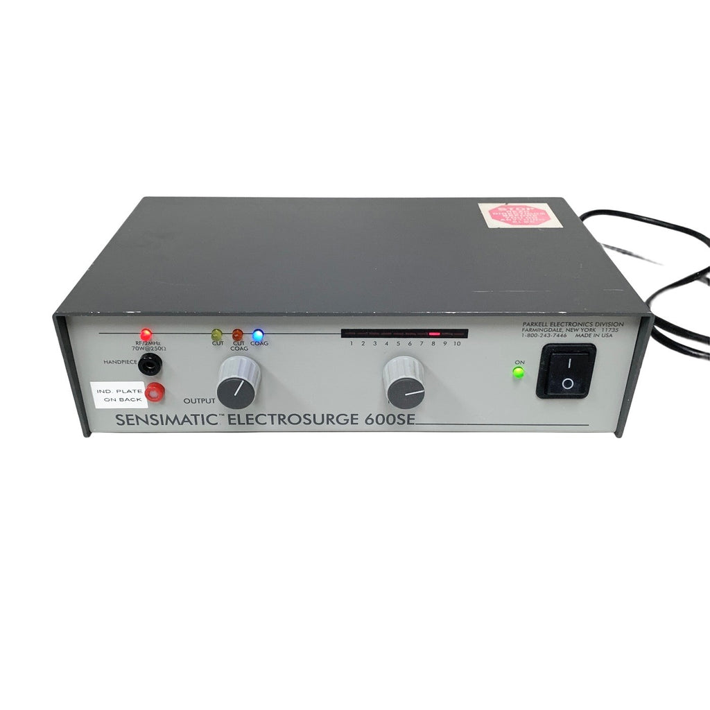 PARKELL SENSIMATIC REF 600SE, ELECTROSURGERY UNIT, W/ FOOTSWITCH & 2 HANDPIECE