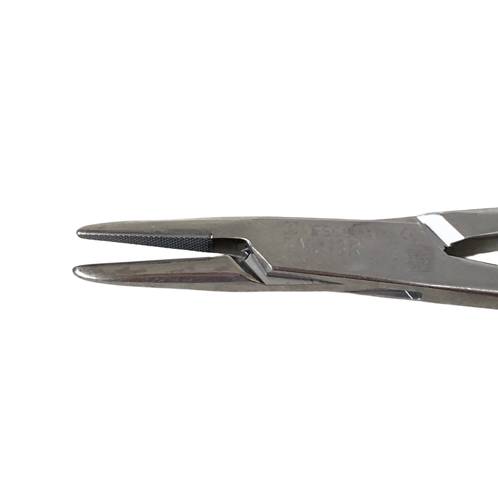 Aesculap Ref BM013R, Mayo Hegar Needle Holder 6" Tungsten Carbide TC Gold Handle