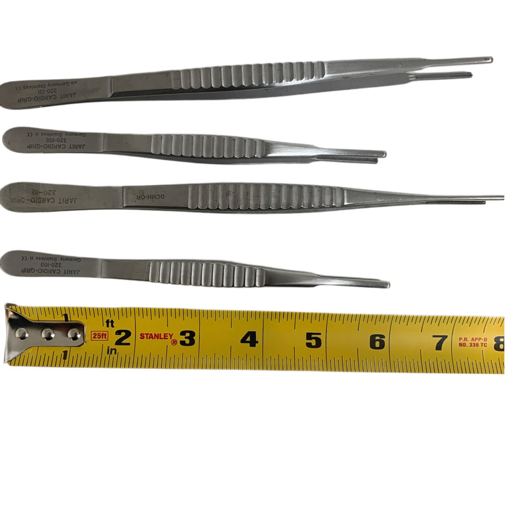 Jarit SET OF 4 DeBakey Vascular Artery Forceps #320-100, 101, 110, 111 GERMAN ST