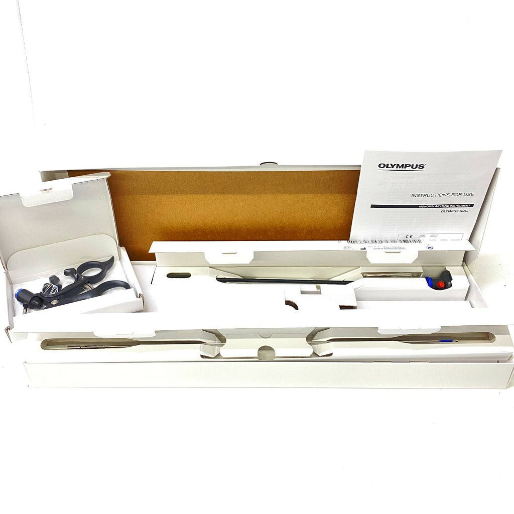 Olympus HIQ+ WA64160A 5x330mm Forceps w/ A60102A Ergo Ratchet, A60800A Shaft